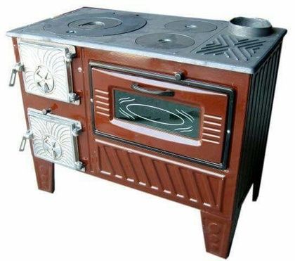 Отопительно-варочная печь МастерПечь ПВ-03 с духовым шкафом, 7.5 кВт в Астрахани