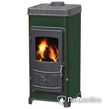 Отопительная печь Plamen Dora 8 N зеленая в Астрахани
