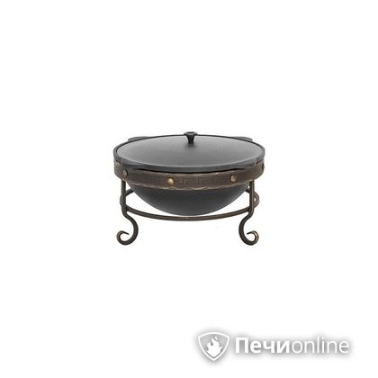 Аксессуары и комплектующие для банных печей Везувий Подставка под казан 12л кованная в Астрахани