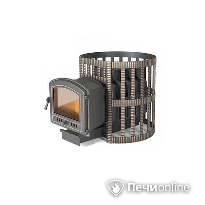 Дровяная печь-каменка Везувий Легенда Ретро Ковка 24 (224) в Астрахани