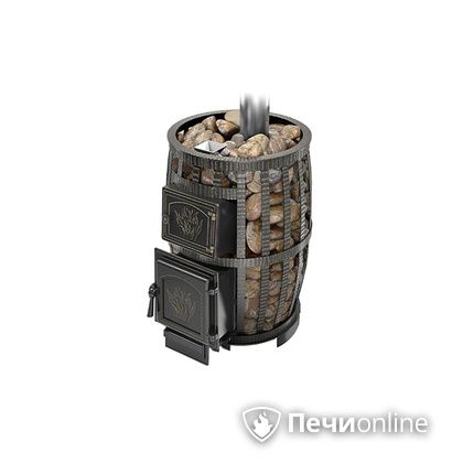 Дровяная печь-каменка Везувий Легенда Русский пар Ковка 24 (271) б/в в Астрахани