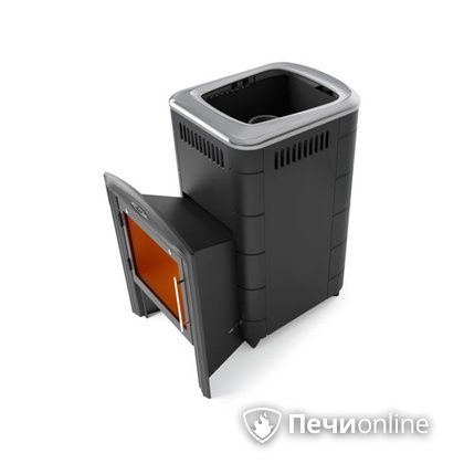 Дровяная печь-каменка TMF Тунгуска Cast Витра антрацит в Астрахани