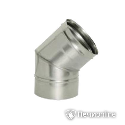 Дымоход Дымок Колено 45° одностенный 0.5 мм ОТНR_45 200 в Астрахани