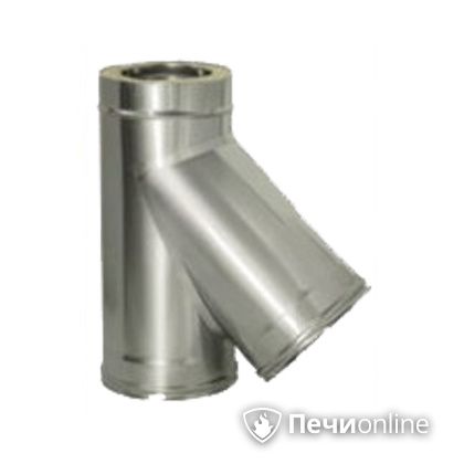 Дымоход Дымок Тройник 45° с изоляцией 0.5 мм. ТRFR45 150/230 в Астрахани