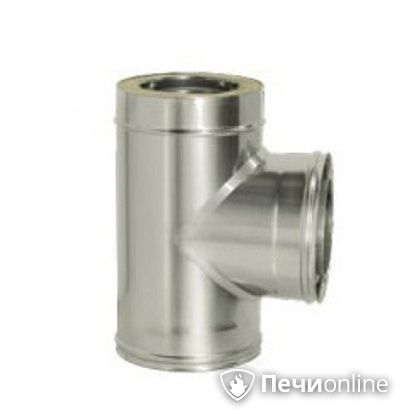 Дымоход Дымок Тройник 90° с изоляцией 0,8 мм. ТRFR90 150/230 в Астрахани