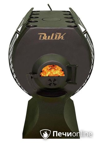 Отопительно-варочная печь Березка BulyK 400 Плюс со стеклом и экранами боковыми в Астрахани