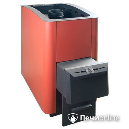 Дровяная банная печь Конвектика 12 терракота в Астрахани