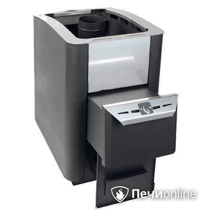 Дровяная банная печь Конвектика 12 антрацит в Астрахани