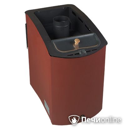 Дровяная банная печь Конвектика 12Б терракота в Астрахани