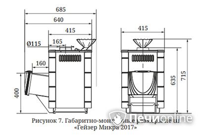 Дровяная печь-каменка TMF Гейзер Микра 2017 Carbon ДА ЗК терракота в Астрахани