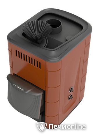 Дровяная печь-каменка TMF Гейзер Мини 2016 Carbon ДА КТК ЗК ТО терракота в Астрахани