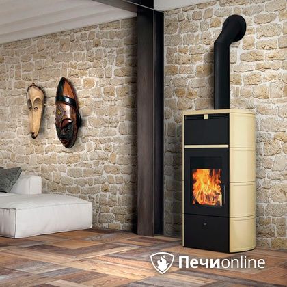 Печь-камин Edilkamin Flamma 24 kw V.C. Pergamena с Т/О в Астрахани