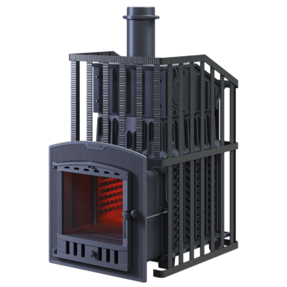 Дровяная печь-каменка Гефест Гром Ураган 30 (П2) в Астрахани