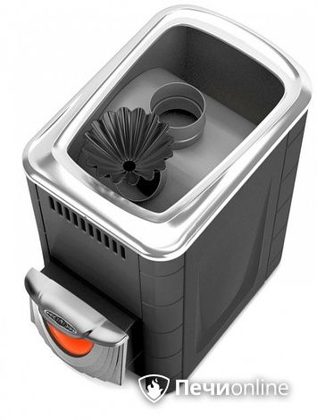 Дровяная банная печь TMF Ангара 2012 Inox ДНС КТК ЗК антрацит в Астрахани