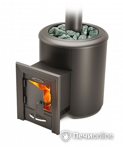 Дровяная банная печь TMF Степанида антрацит в Астрахани