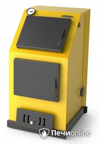 Твердотопливный котел TMF Оптимус Лайт 20кВт под АРТ и ТЭН желтый в Астрахани