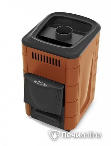 Дровяная банная печь TMF Компакт 2017 Carbon ДА КТК терракота в Астрахани