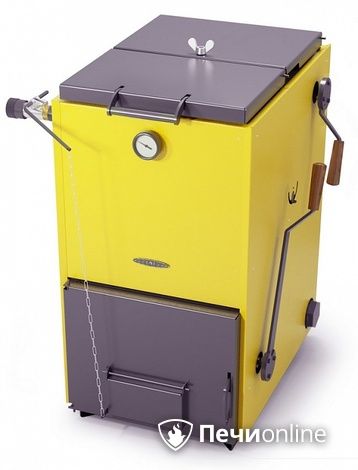 Твердотопливный котел TMF Цельсий Автоматик 25кВт АРТ под ТЭН желтый в Астрахани
