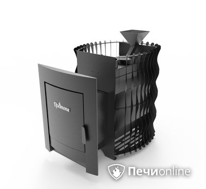 Дровяная банная печь Протопи Вулкан 18 Подкова в Астрахани