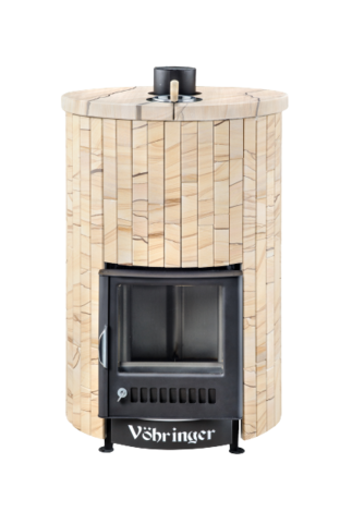 Дровяная банная печь Ферингер Уют-18 ПФ (Пироксенит наборный) в Астрахани