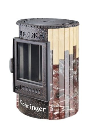 Отопительно-варочная печь Ферингер  Нелжа ПФ (Талькохлорит+"Окаменевшее дерево") в Астрахани