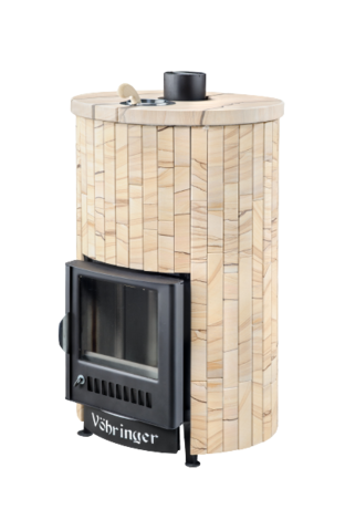 Печь для бани Ферингер  Уют-25 ПФ ("Окаменевшее дерево" наборный) в Астрахани