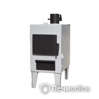 Твердотопливный котел НМК Сибирь 8 ТПЭ ножки и переходник на круглую трубу в комплекте в Астрахани