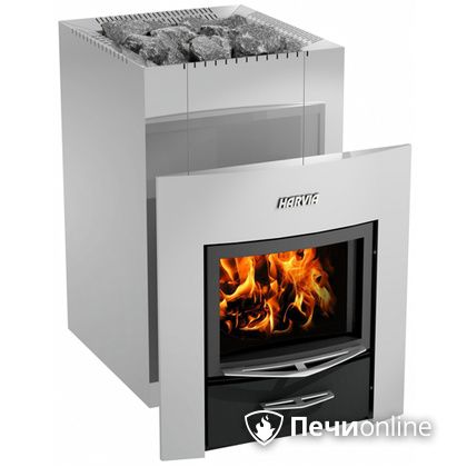 Дровяная банная печь Harvia 22 Duo Steel (Wk220) в Астрахани