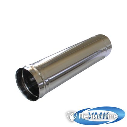 Дымоход УМК Труба D160 L=0.25 м 0.5 мм. нержавейка в Астрахани