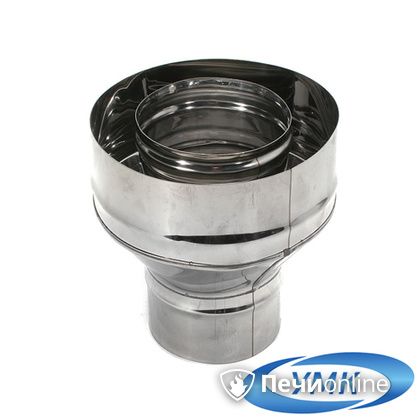 Дымоход УМК Старт-сэндвич холодный D=200х280 Н+Оц 1,0мм 0,5мм по воде в Астрахани