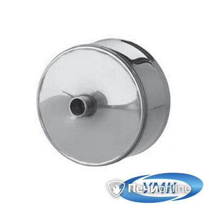  УМК Заглушка с конденсатоотводом D120 0.5 мм нержавейка внутренняя в Астрахани