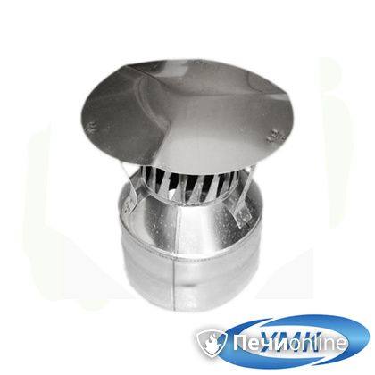 Дымоход УМК Оголовок с искрогасителем D150х210 Н+Н 0.5мм 0.5мм по воде в Астрахани