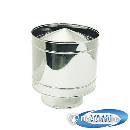 Дымоход УМК Зонт с дефлектором D150 0.5 мм нержавейка в Астрахани