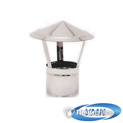 Дымоход УМК Зонт D160 0.5 мм. нержавейка в Астрахани