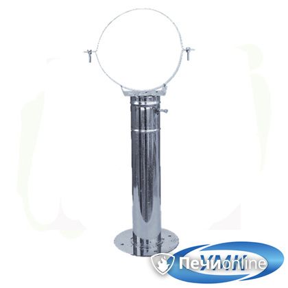  УМК Кронштейн опорный телескопический 40-75 D180 1.0 мм нержавейка в Астрахани