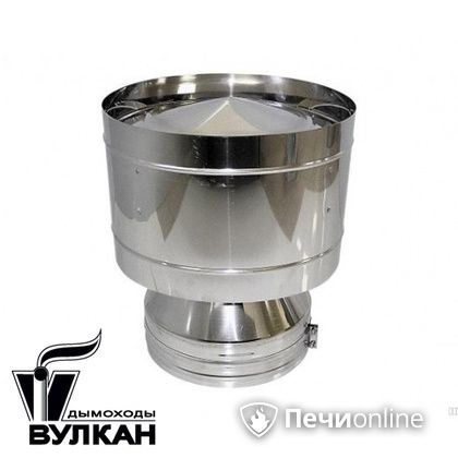 Дефлектор Вулкан DDH с изоляцией 50 мм D=300/400 нержавейка/оцинковка в Астрахани