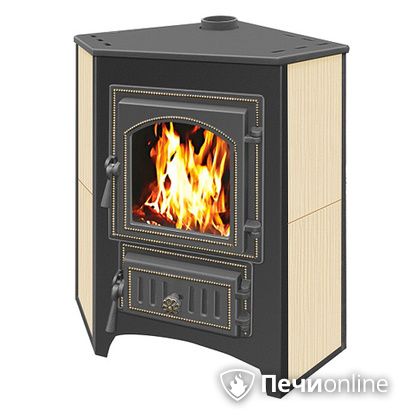 Печь-камин Везувий ПК-01(220) угловой бежевый в Астрахани