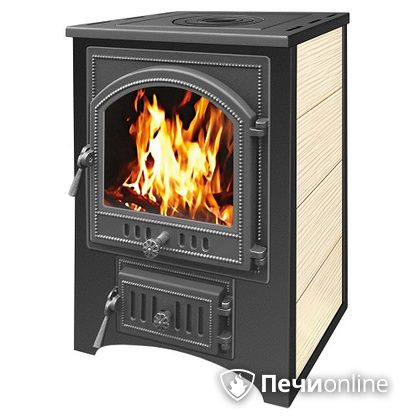 Печь-камин Везувий ПК-01(205) с варочной плитой бежевый в Астрахани