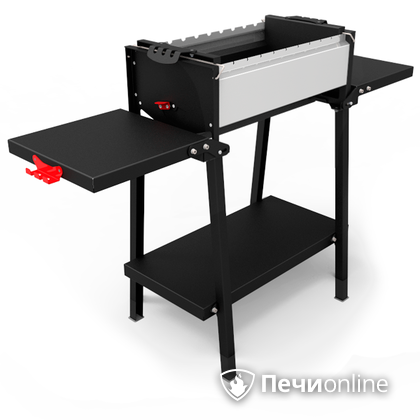 Мангал Grillver Крафтикс Сильвер на подставке в Астрахани