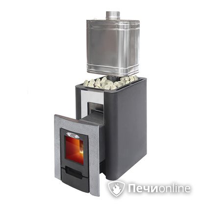 Дровяная банная печь УЗПО Жарсталь Волжанка Порта дверца со стеклом в Астрахани