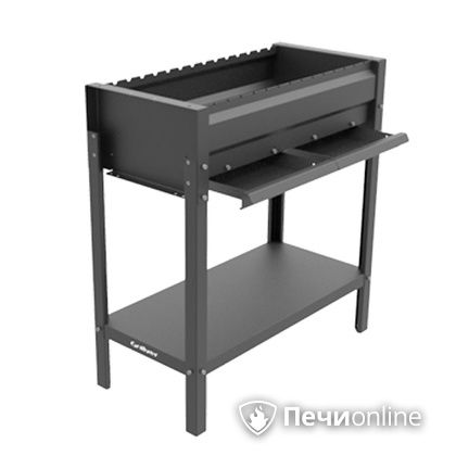 Мангал Grillver Редлайнер Стандарт Эйр с перфорированным дном и зольным ящиком в Астрахани