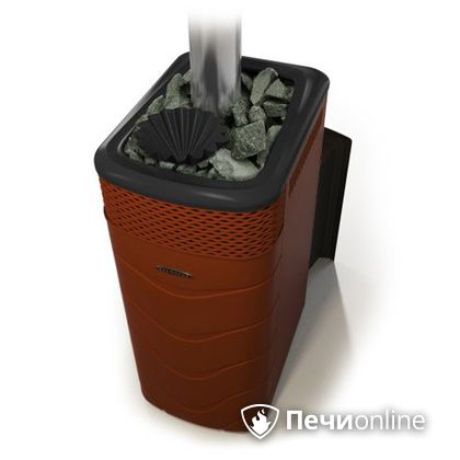 Дровяная банная печь TMF Гейзер XXL 2017 Inox Витра закрытая каменка терракота в Астрахани