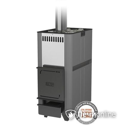Дровяная банная печь Костёр 14 К без выносного топливного тоннеля в Астрахани