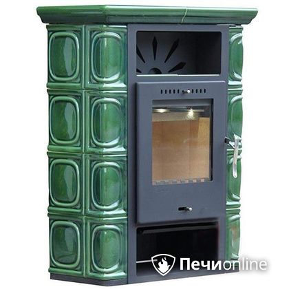 Печь-камин Thorma Borgholm Keramik TOP (черн./TOP оливк.-зел.)  в Астрахани