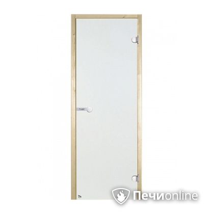 Дверь для бани Harvia Стеклянная дверь для сауны 8/19 коробка сосна сатин D81905M в Астрахани